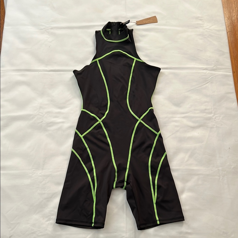 SKIMS MOTO CONTOUR MOCK NECK ONESIE